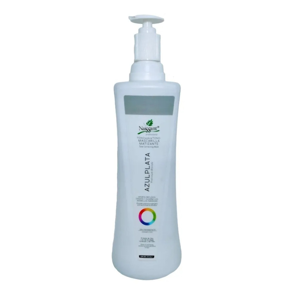 Mascarilla Matizante Azul Plata Naissant Litro