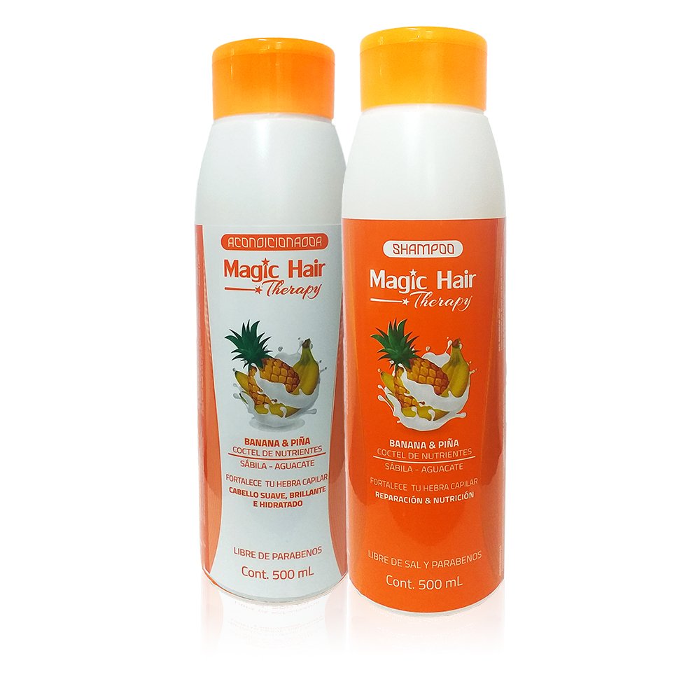 Kit Anti caída Banana y Piña Magic Hair Therapy