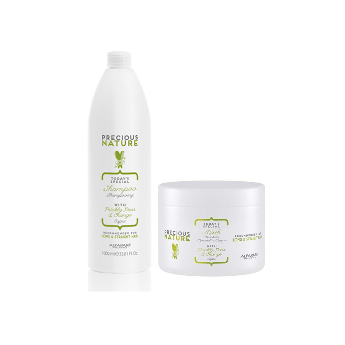 Long and Straight Hair Precious Nature Kit Alfaparf