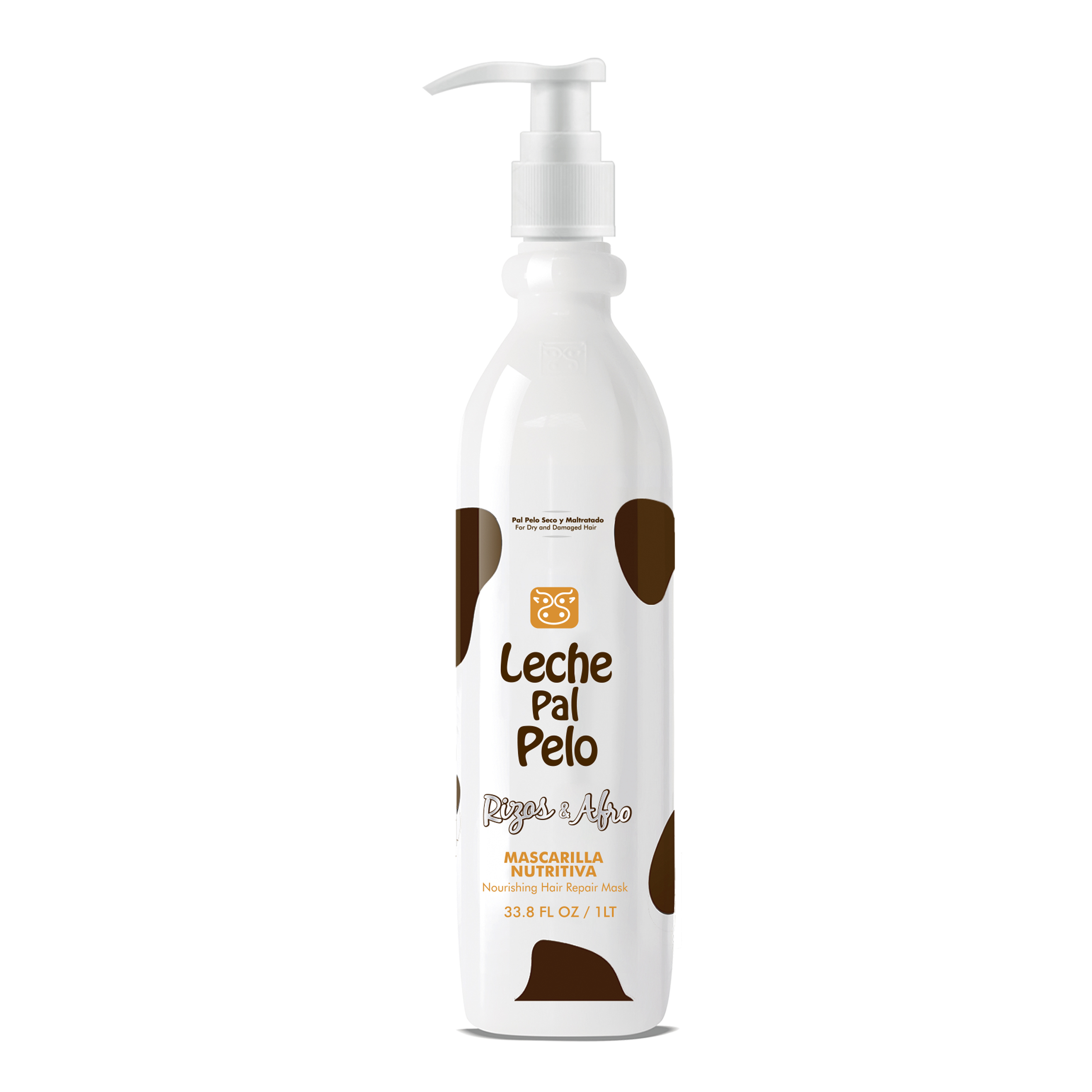 Rizos y Afro Mascarilla Nutritiva Leche Pal Pelo Litro
