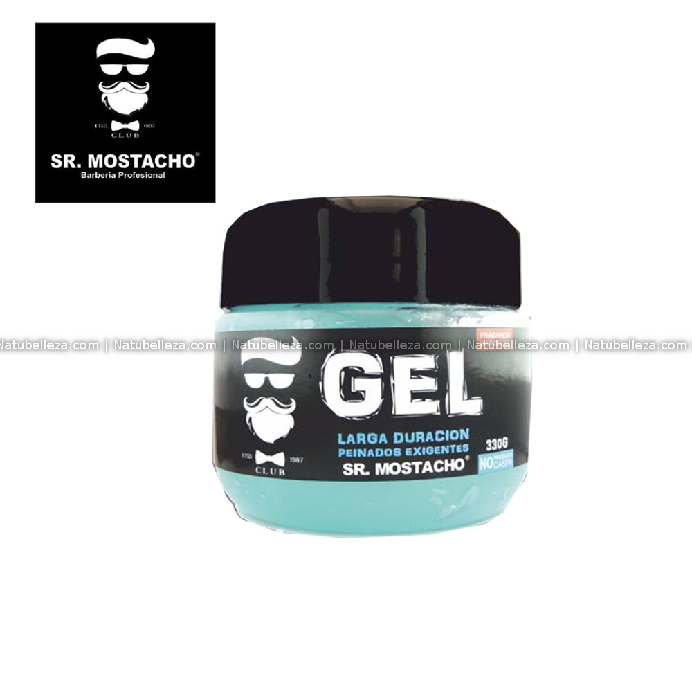 Gel Larga Duración Peinados Exigentes SR. Mostacho