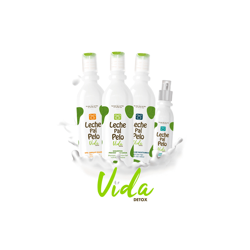 Vida Detox Kit Leche Pal Pelo 440mL