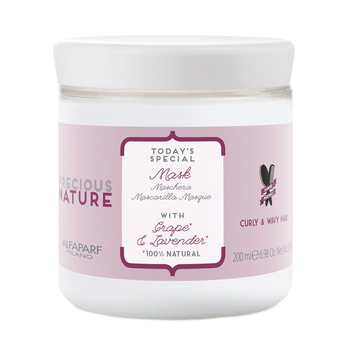 Curly and Wavy Hair Mask Precious Nature Alfaparf