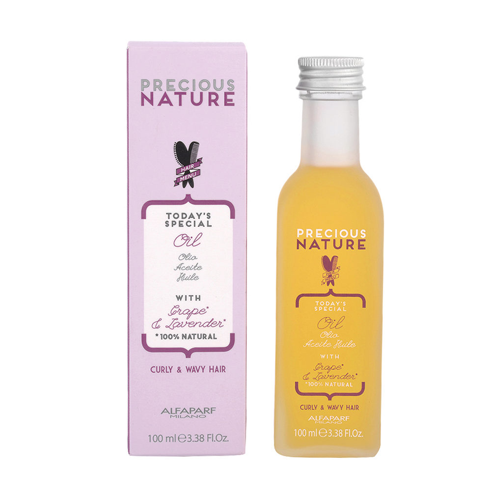 Curly and Wavy Hair Oil Precious Nature Alfaparf