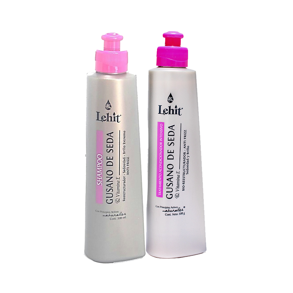 Gusano de Seda Kit Shampoo Tratamiento Lehit