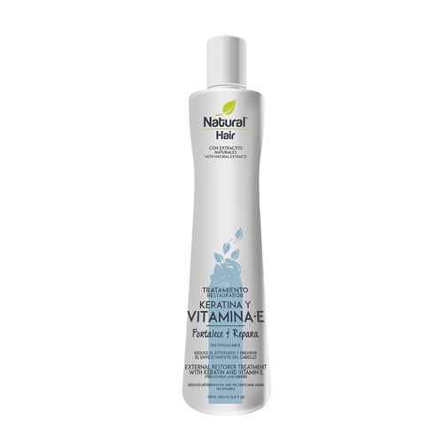 Natural Hair Tratamiento Restaurador Keratina VItamina E Naprolab 500mL