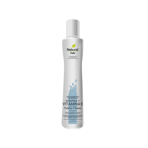 Natural Hair Tratamiento Restaurador Keratina VItamina E Naprolab 200mL