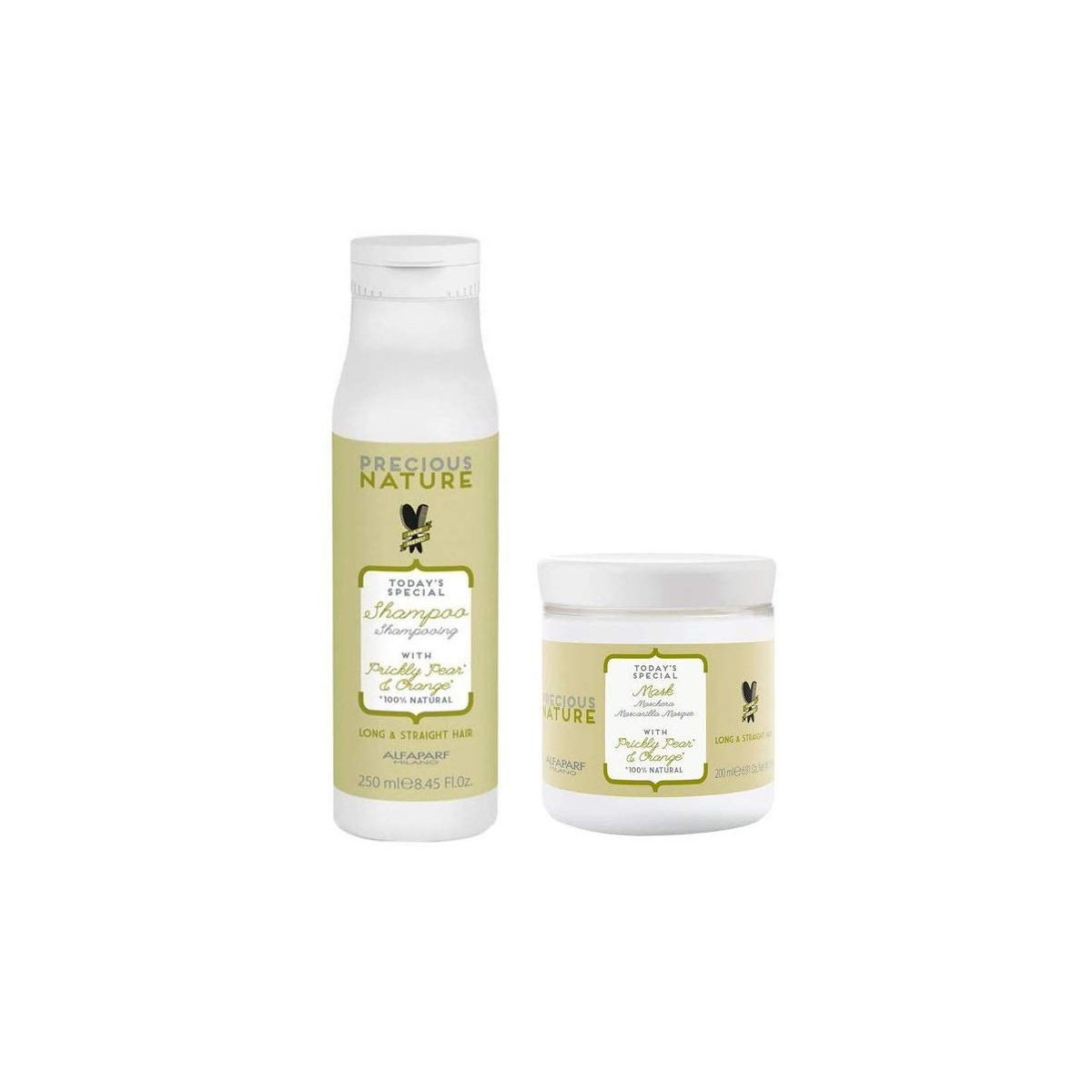 Long and Straight Hair Precious Nature Kit Alfaparf