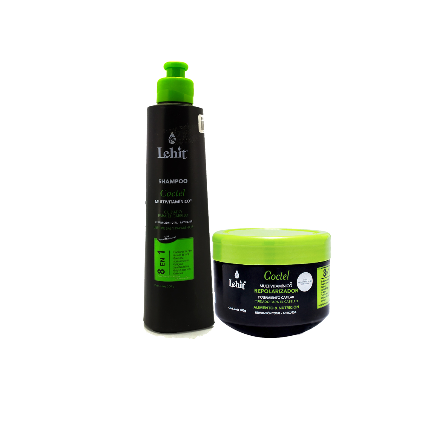 Cóctel Multivitamínico Repolarizador Kit Capilar Lehit