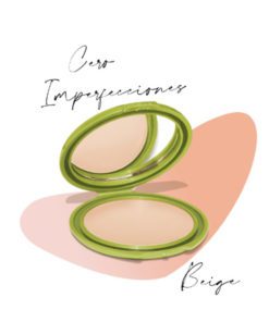 Polvo Compacto Control Imperfecciones Color Beige Kaloe